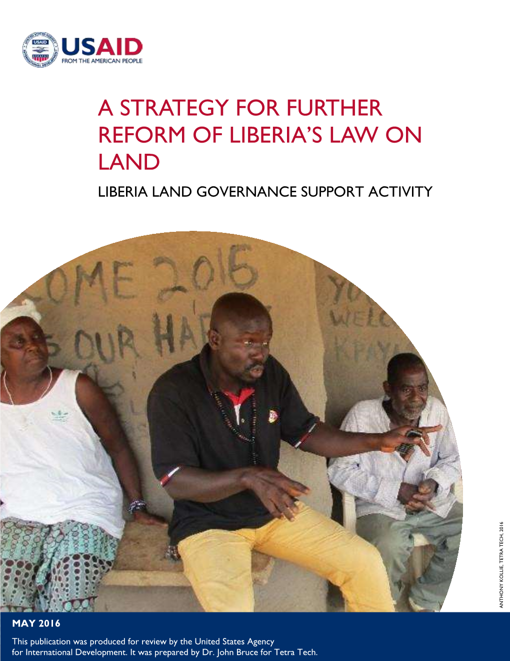 LGSA Reform Strategy for Liberia Land On