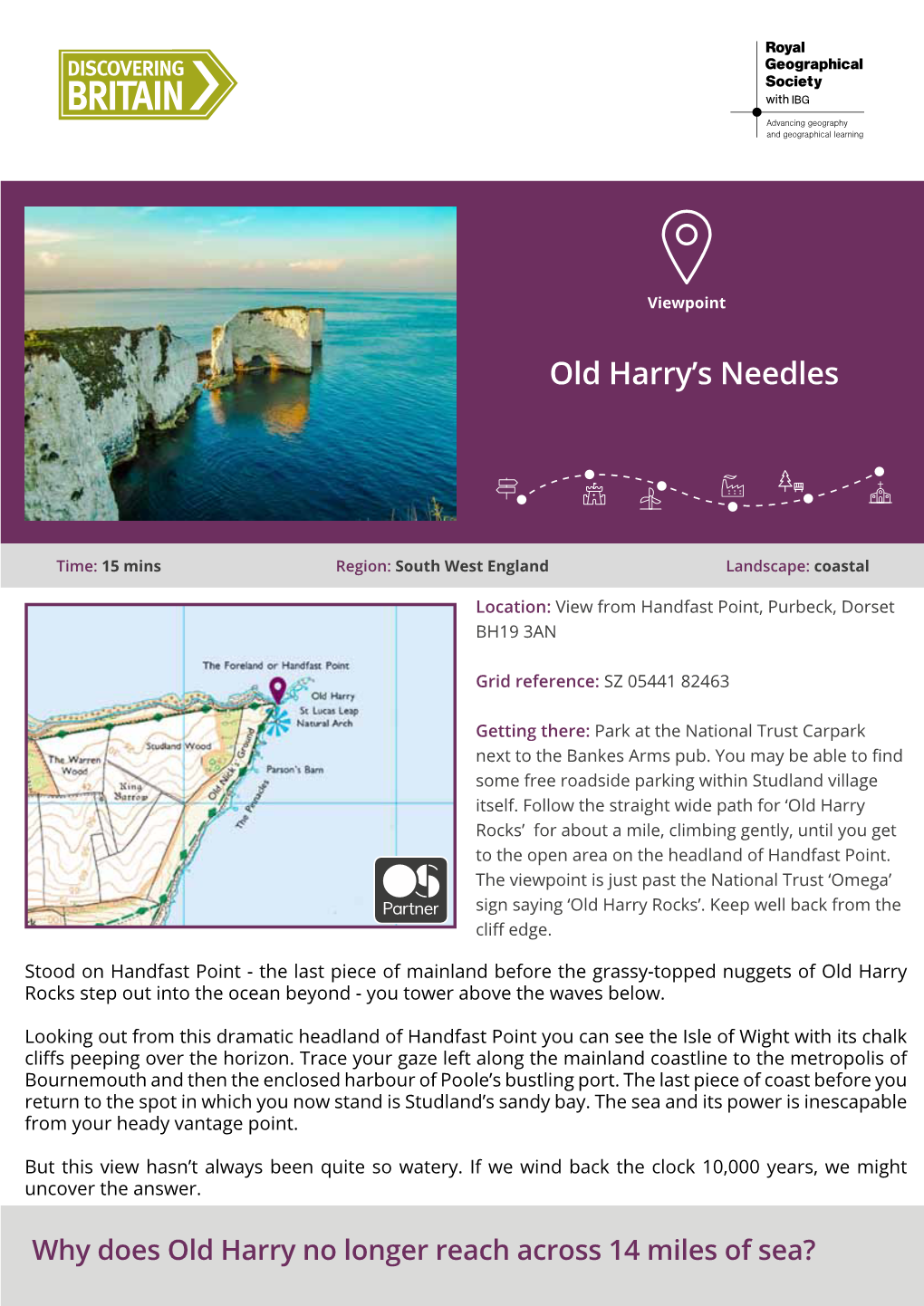 Old Harry's Needles