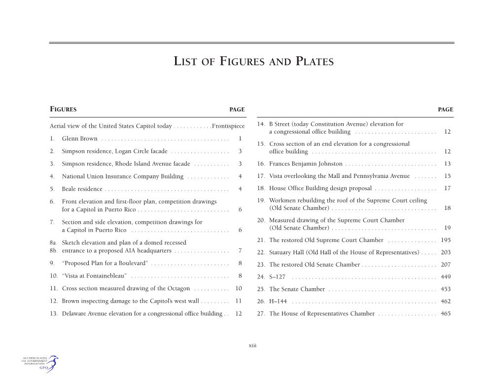 List of Figures and Plates