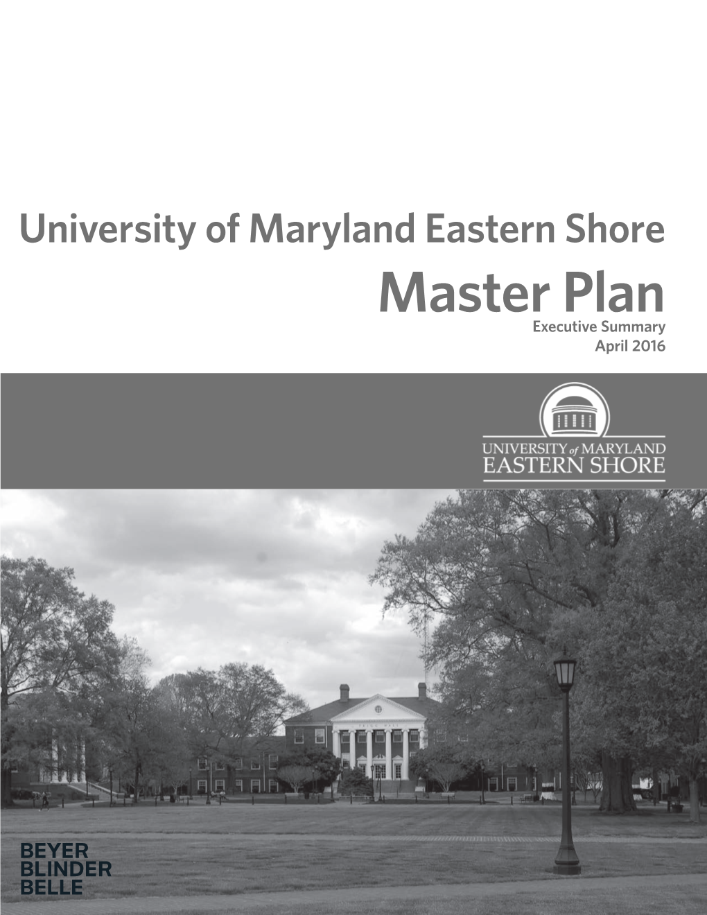 Master Plan Executive Summary April 2016 Acknowledgments