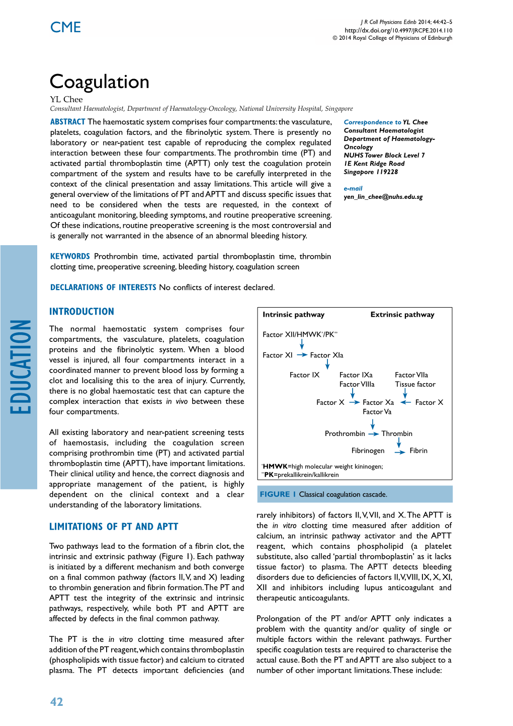 EDUCATION Four Compartments