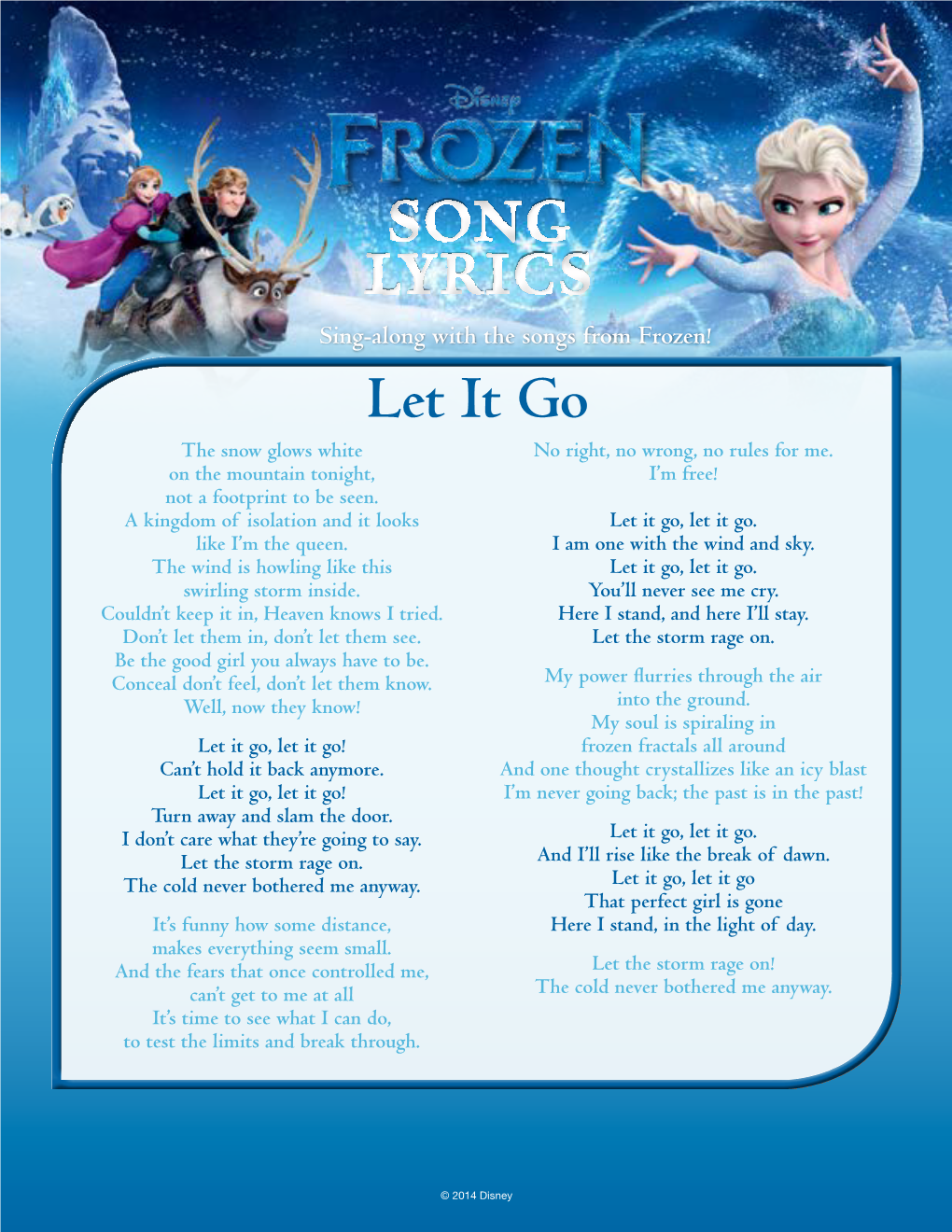 Song Lyrics Song Lyrics