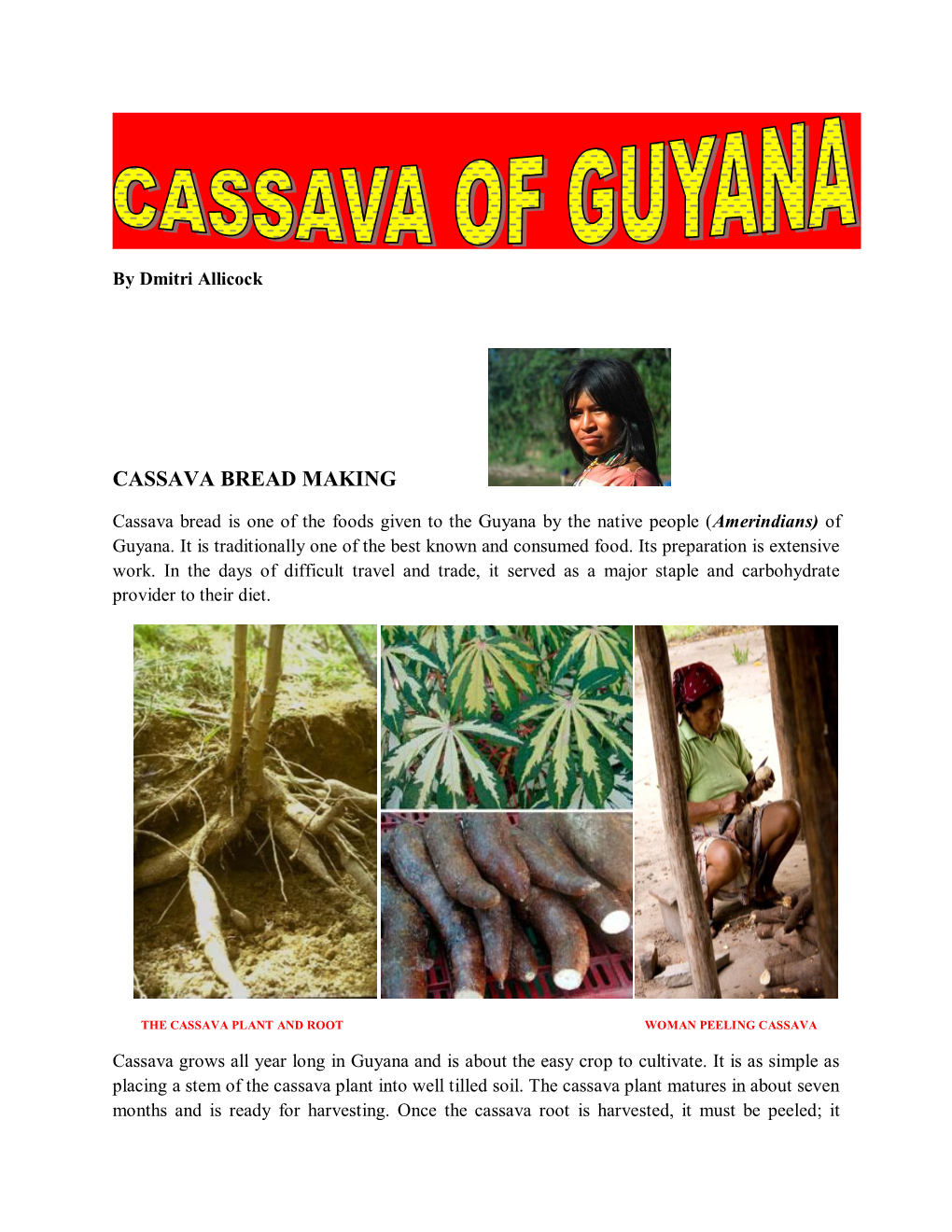 Cassava Dishes