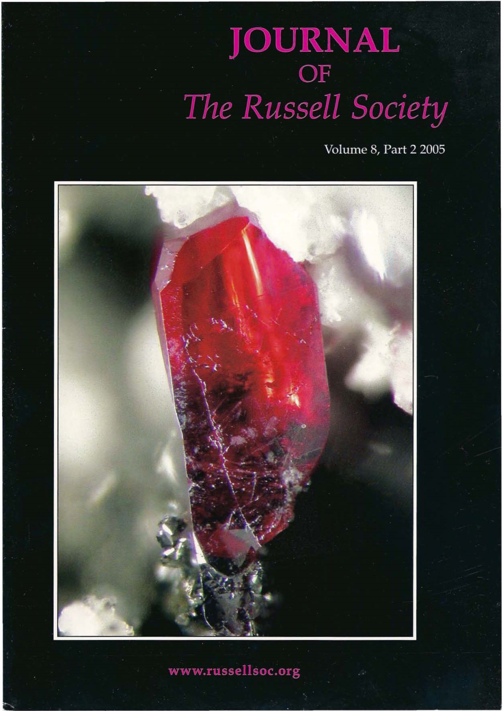 Journal of the Russell Society, Vol 8 No. 2