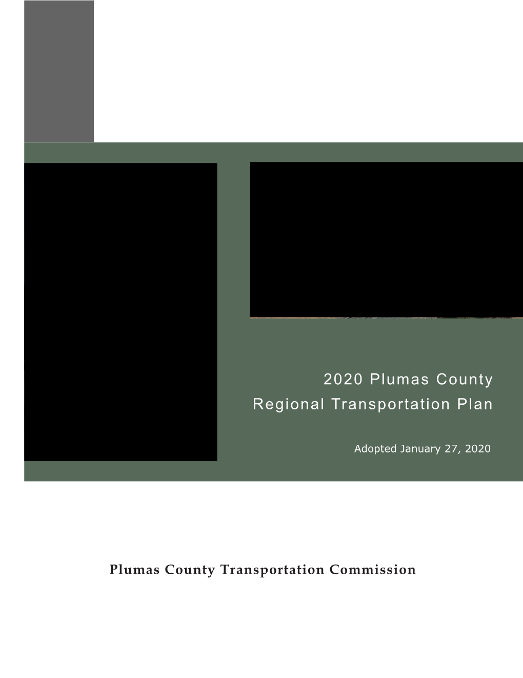 2020 Plumas County Regional Transportation Plan