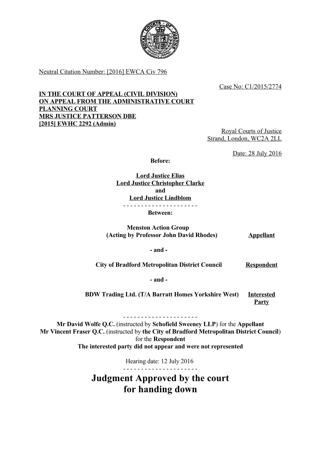 Court of Appeal Judgment Template s4