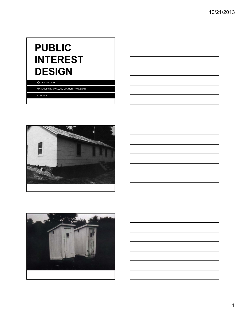 Public Interest Design