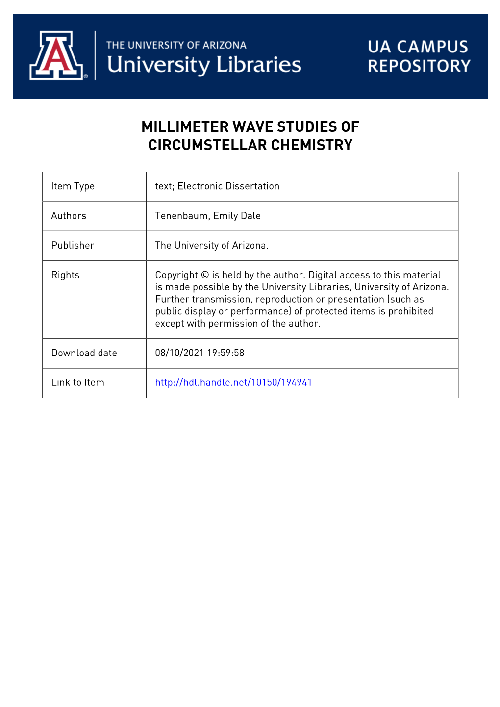 Laboratory Spectroscopy and Radio Astronomical