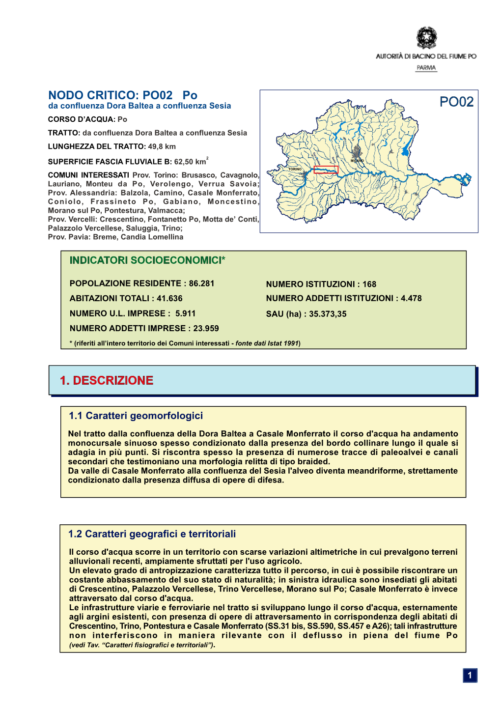 NODO CRITICO: PO02 Po