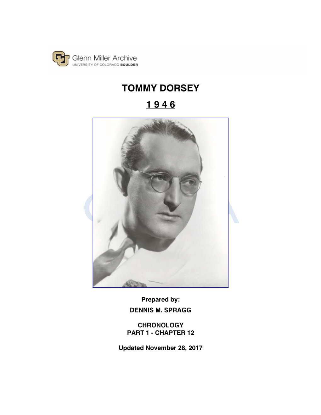 Tommy Dorsey 1 9