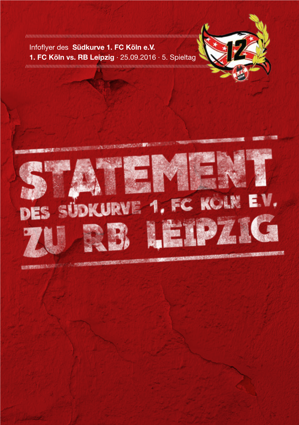 Flyer RB Leipzig