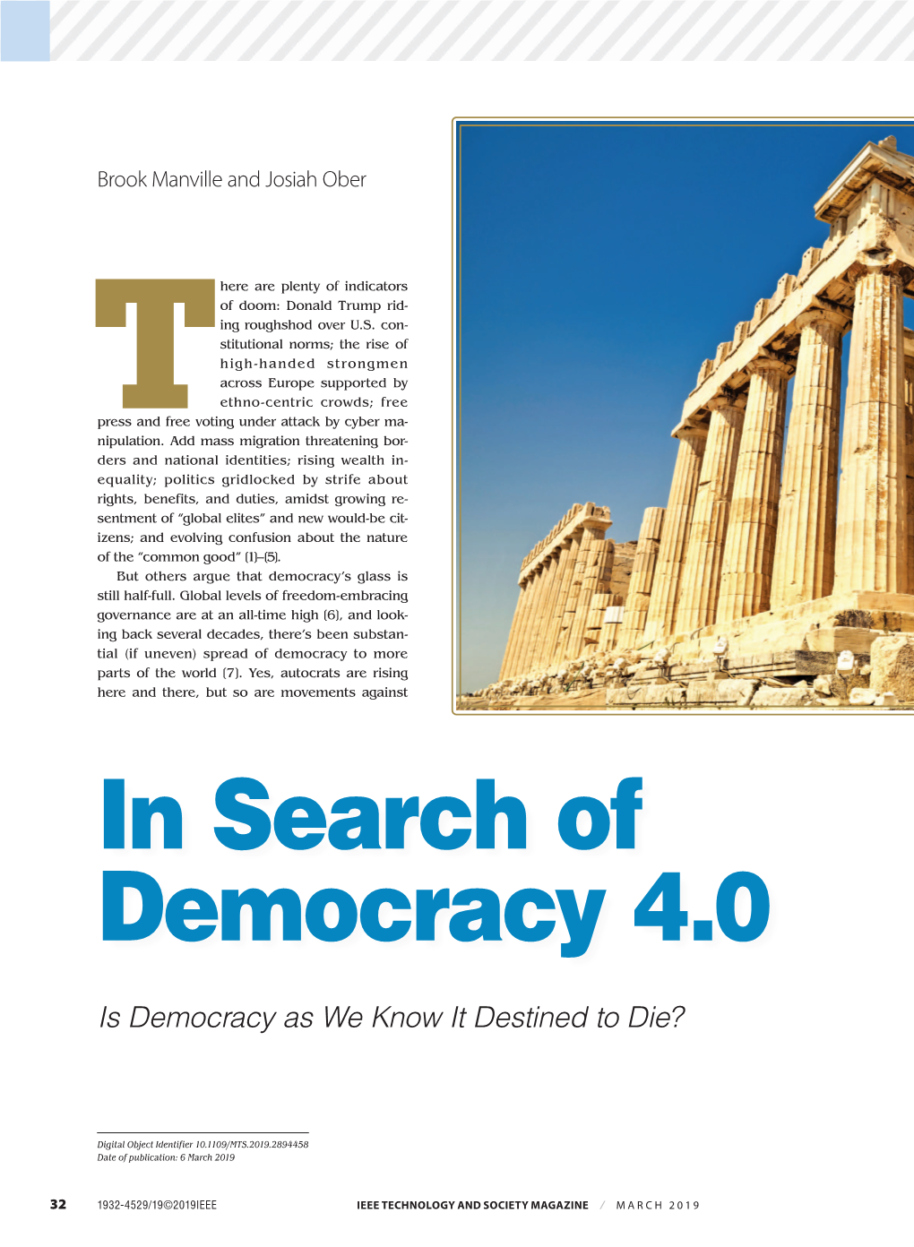 In Search of Democracy 4.0