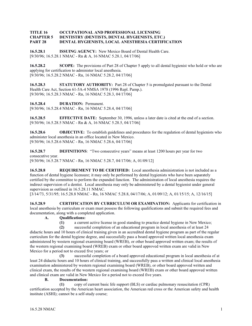 Title 16 Occupational and Professional Licensing s7