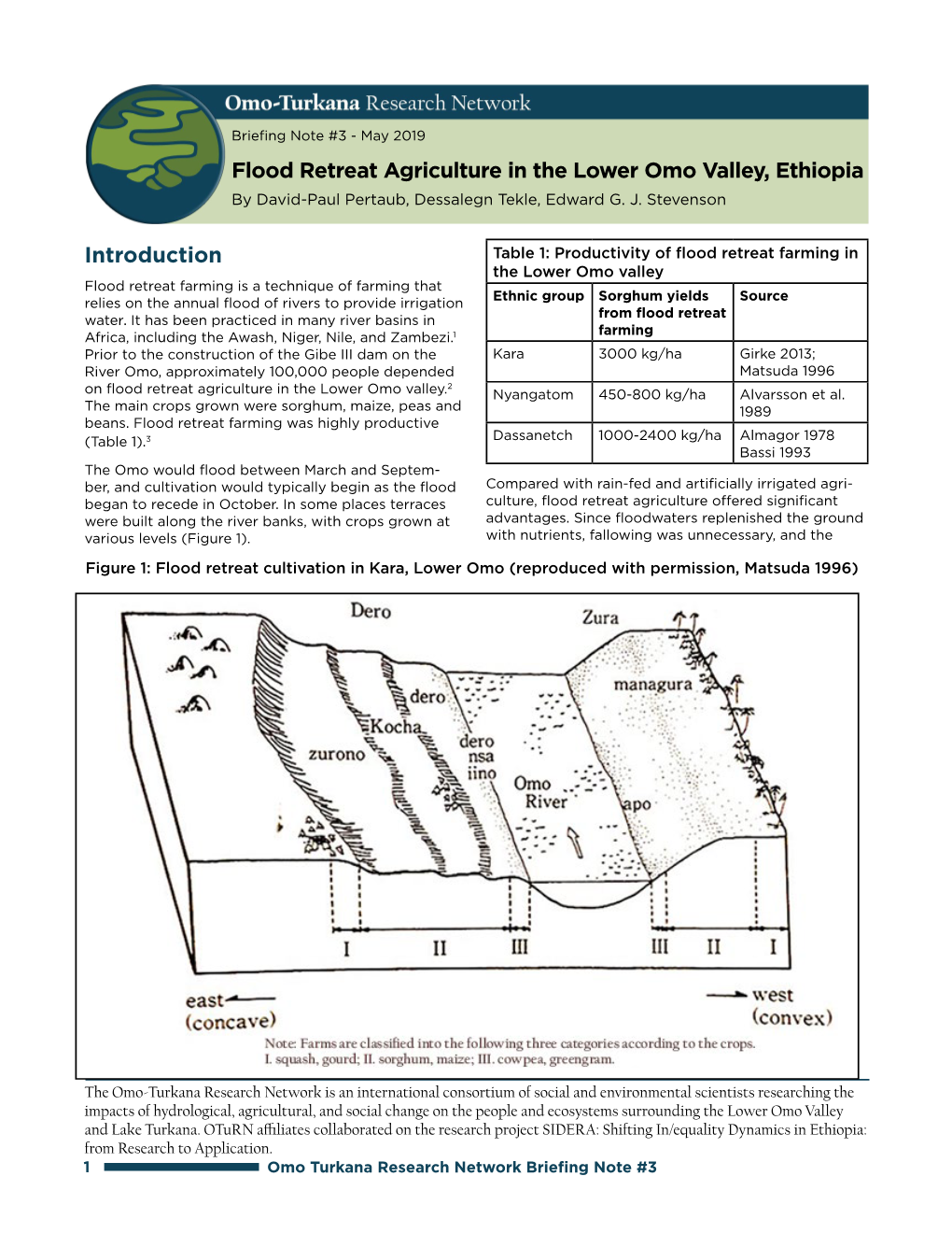 Flood Retreat Agriculture in the Lower Omo Valley, Ethiopia by David-Paul Pertaub, Dessalegn Tekle, Edward G