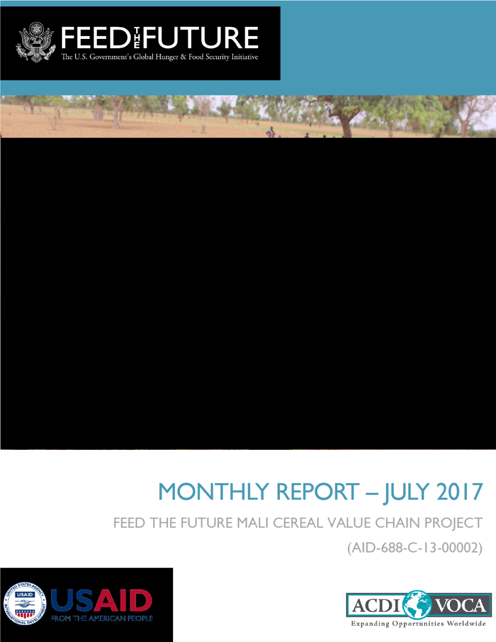 Monthly Report – July 2017