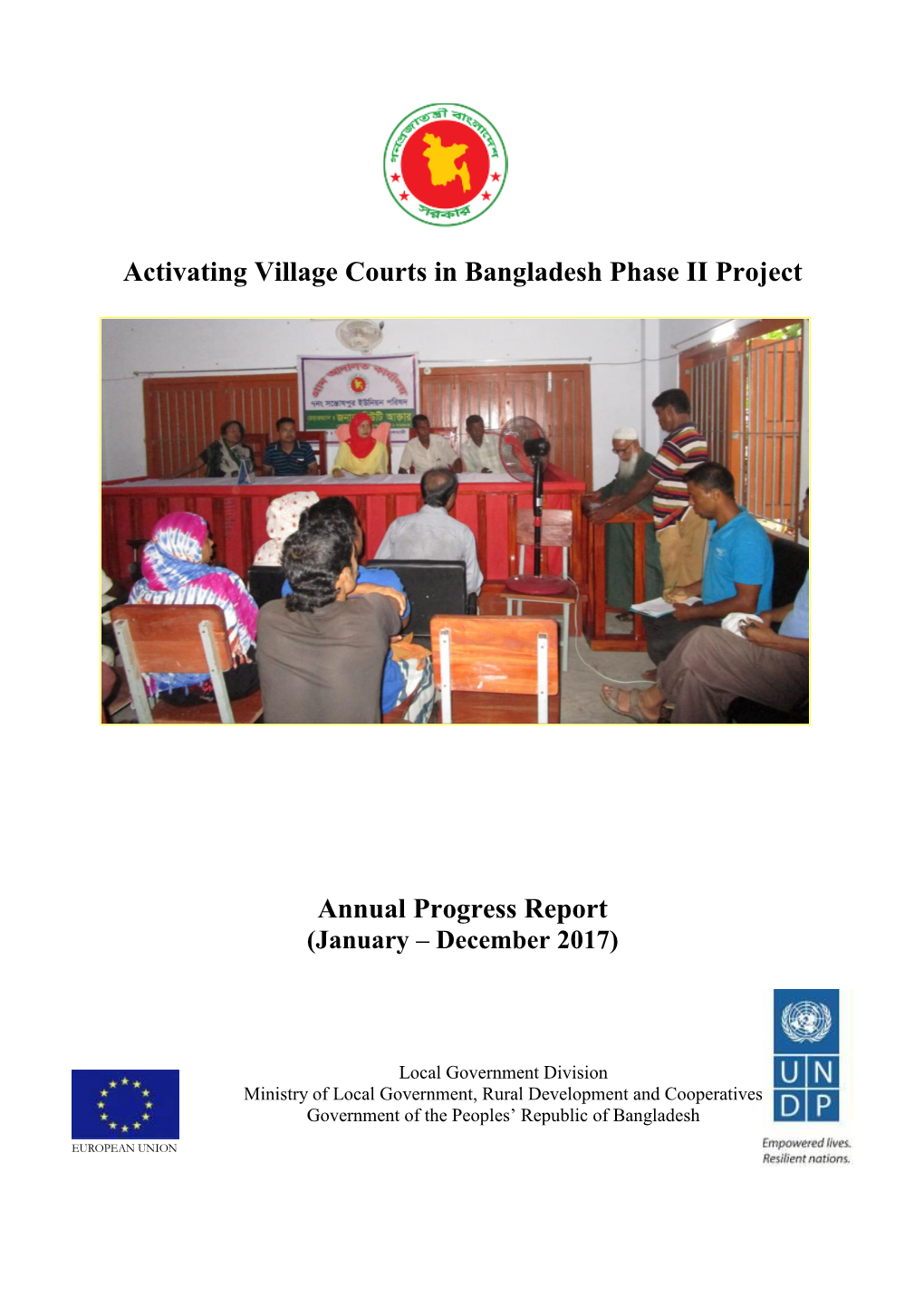 Activating Village Courts in Bangladesh Phase II Project