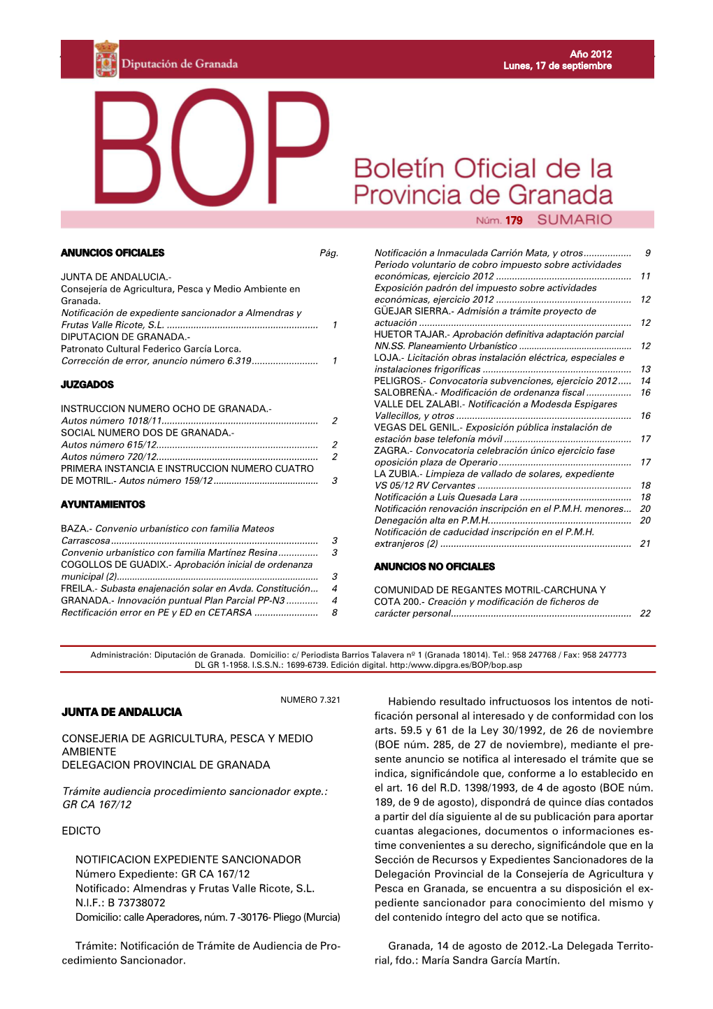 BOP 179, Lunes 17 De Septiembre.Qxd