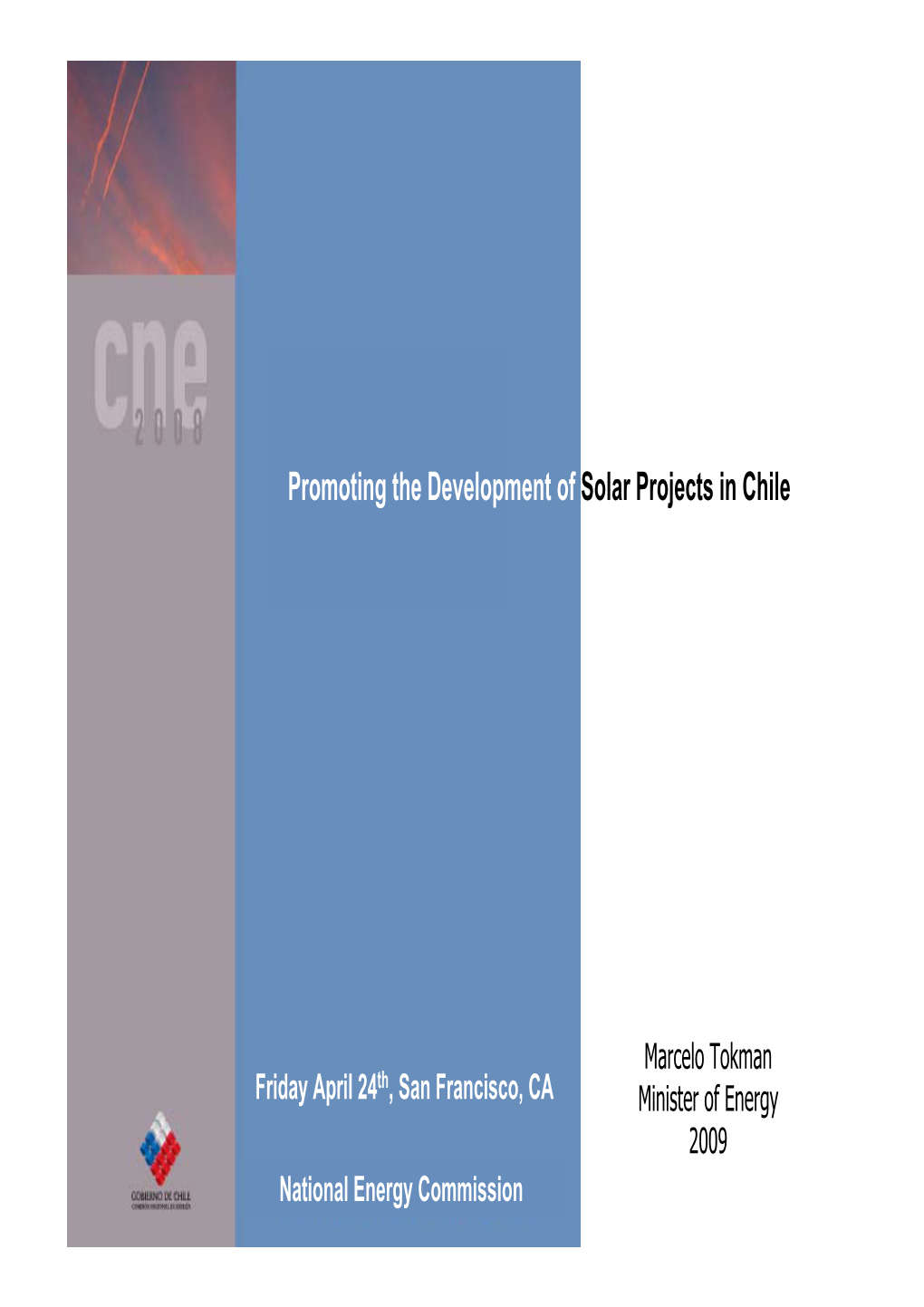 Promoting the Development of Solar Projects in Chile