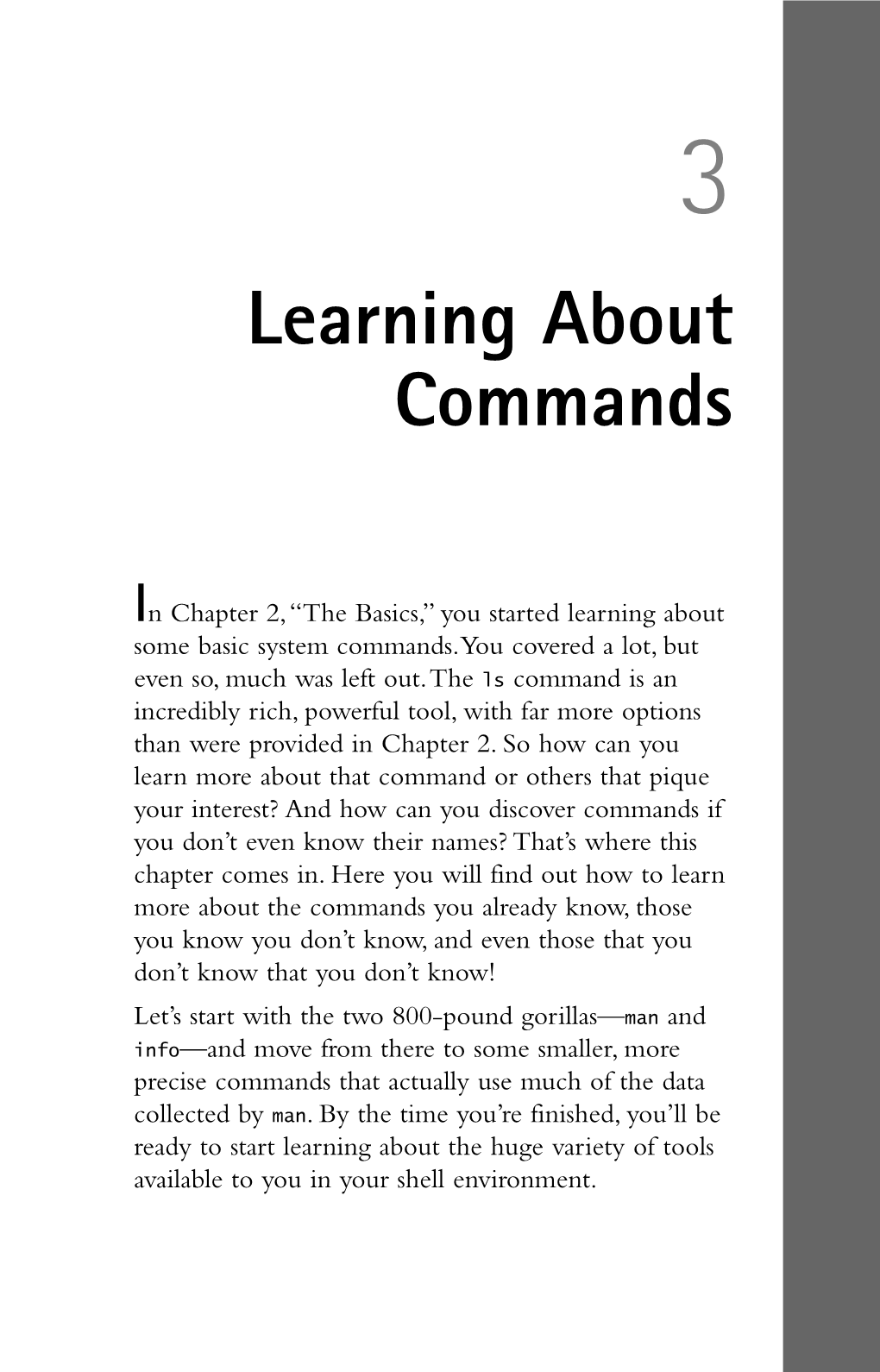 Learning About Commands