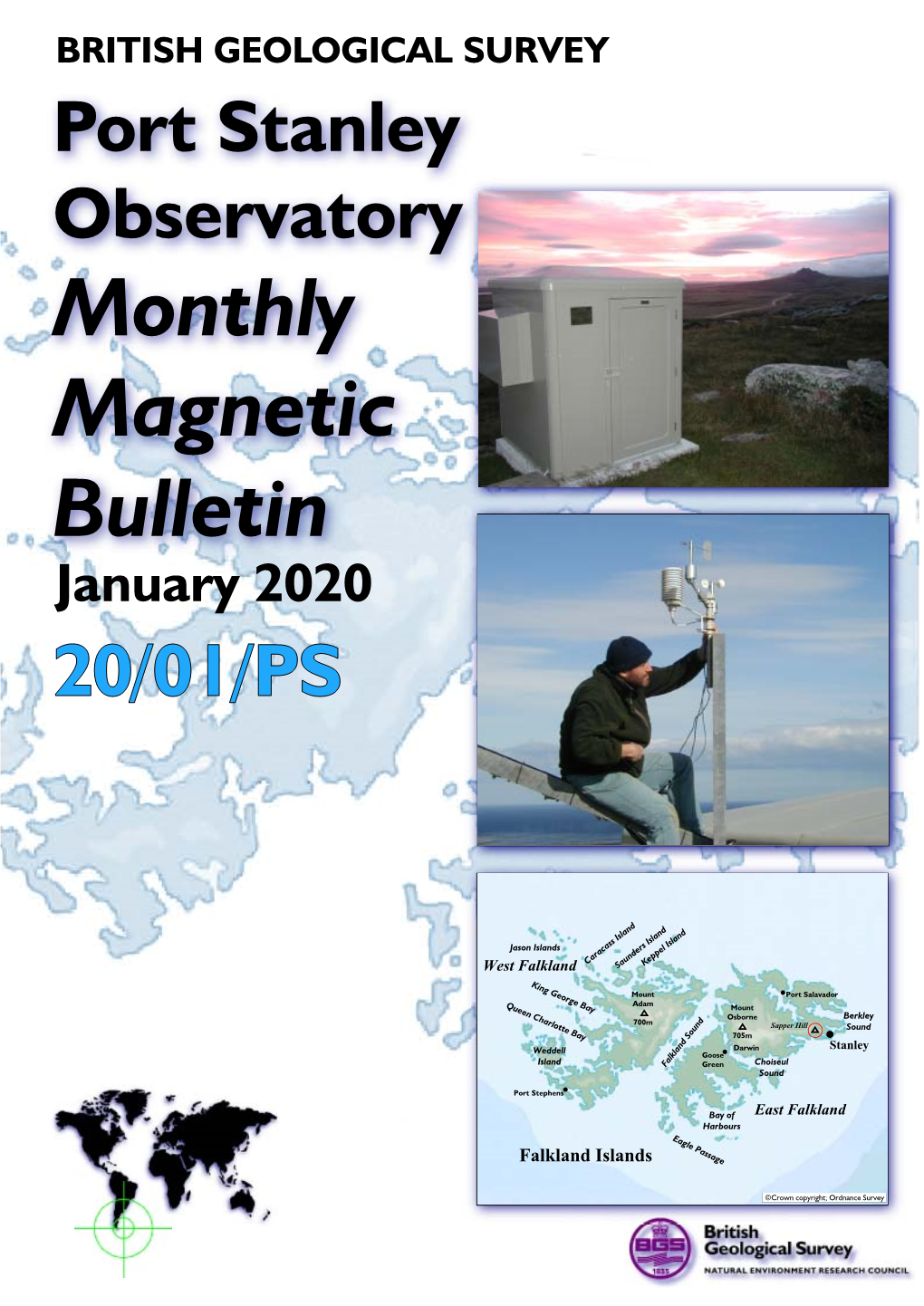 Port Stanley Observatory Monthly Magnetic Bulletin January 2020 20/01/PS