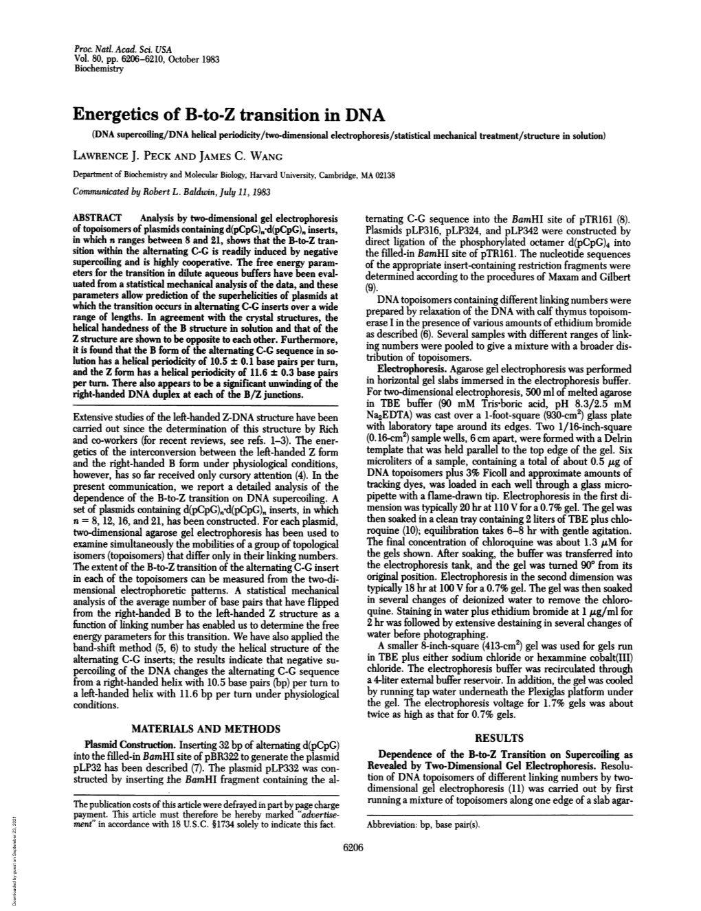 Energetics of B-To-Z Transition In