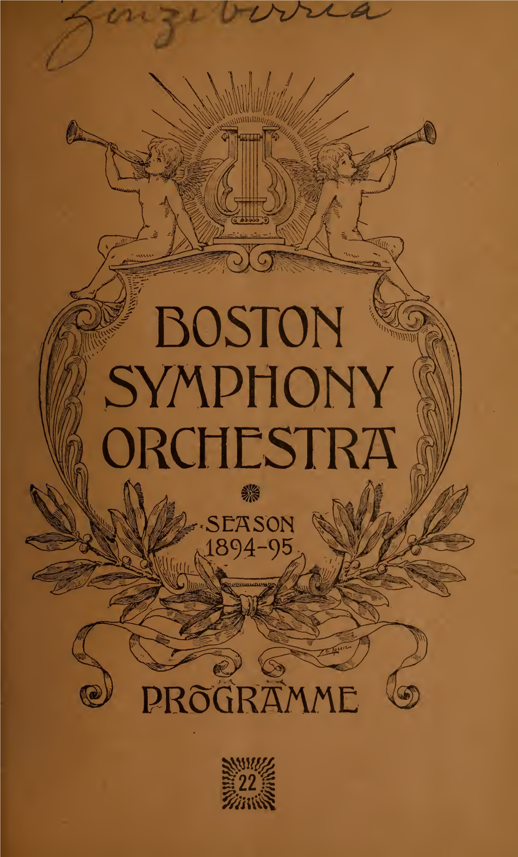 Boston Symphony Orchestra Concert Programs, Season