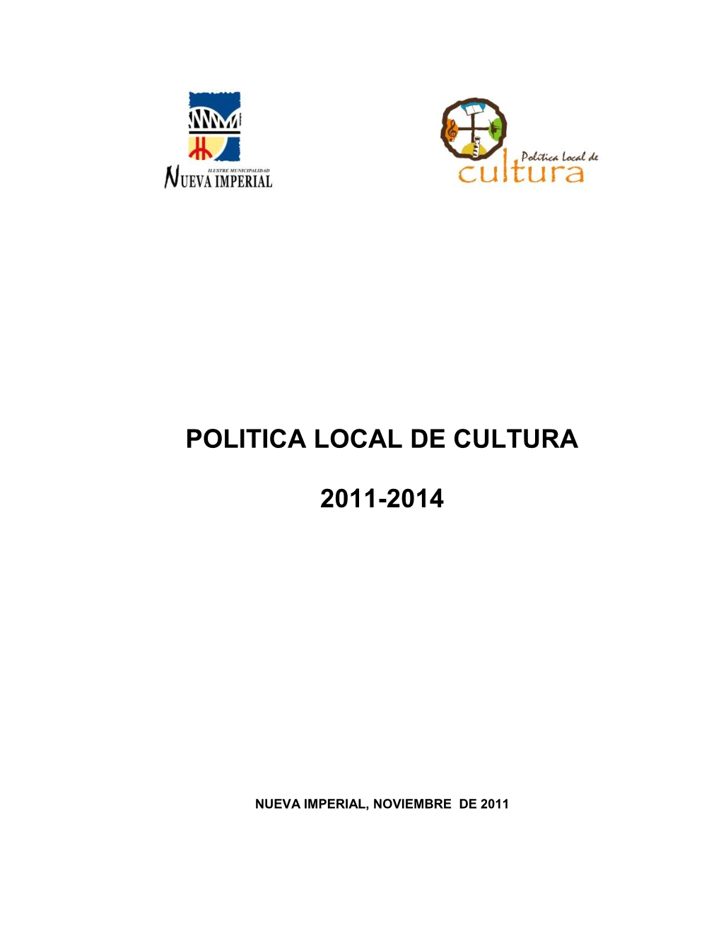 Politica Local De Cultura 2011-2014