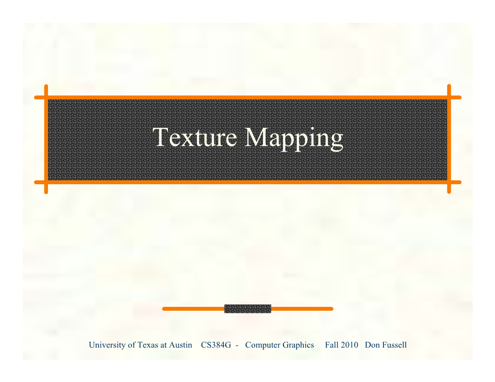 Texture Mapping