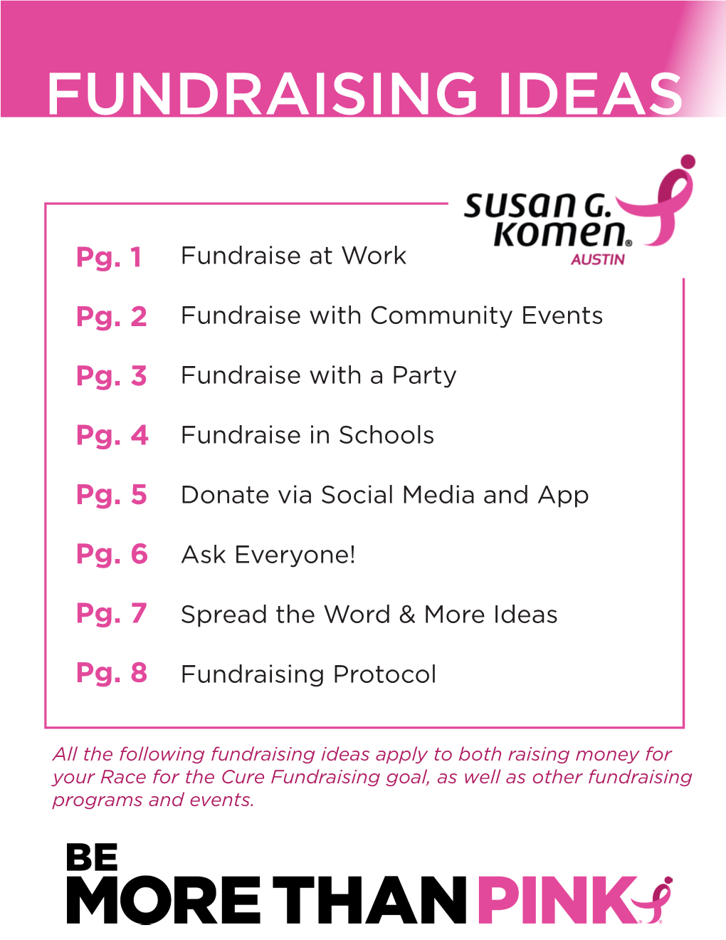 Fundraising Ideas