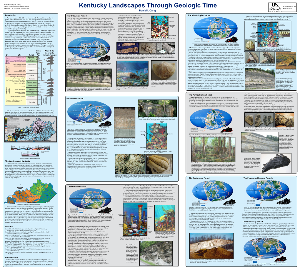 Kentucky Landscapes Through Geologic Time Series XII, 2011 Daniel I