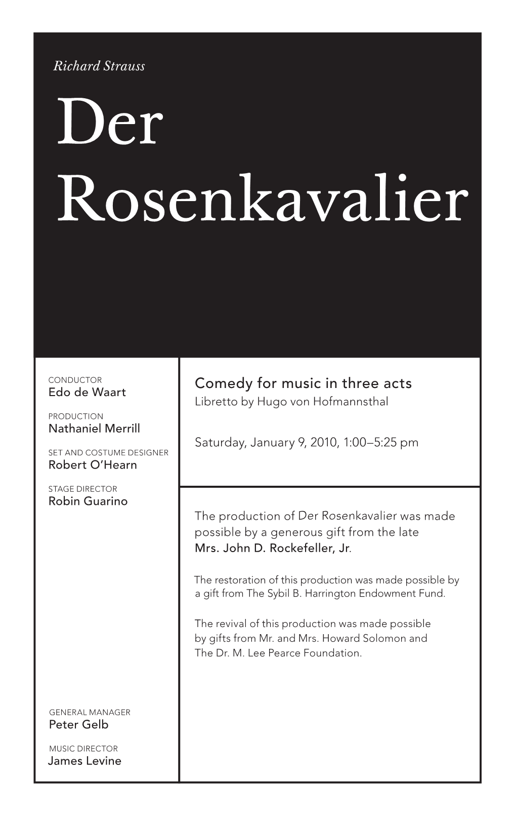 Der Rosenkavalier