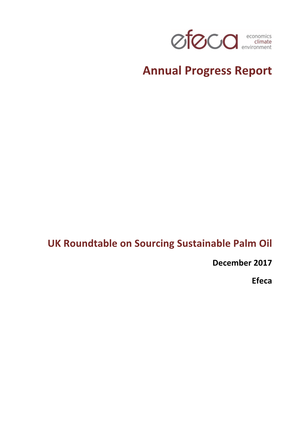 Annual Progress Report