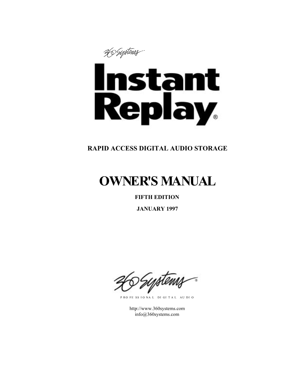 Owner's Manual