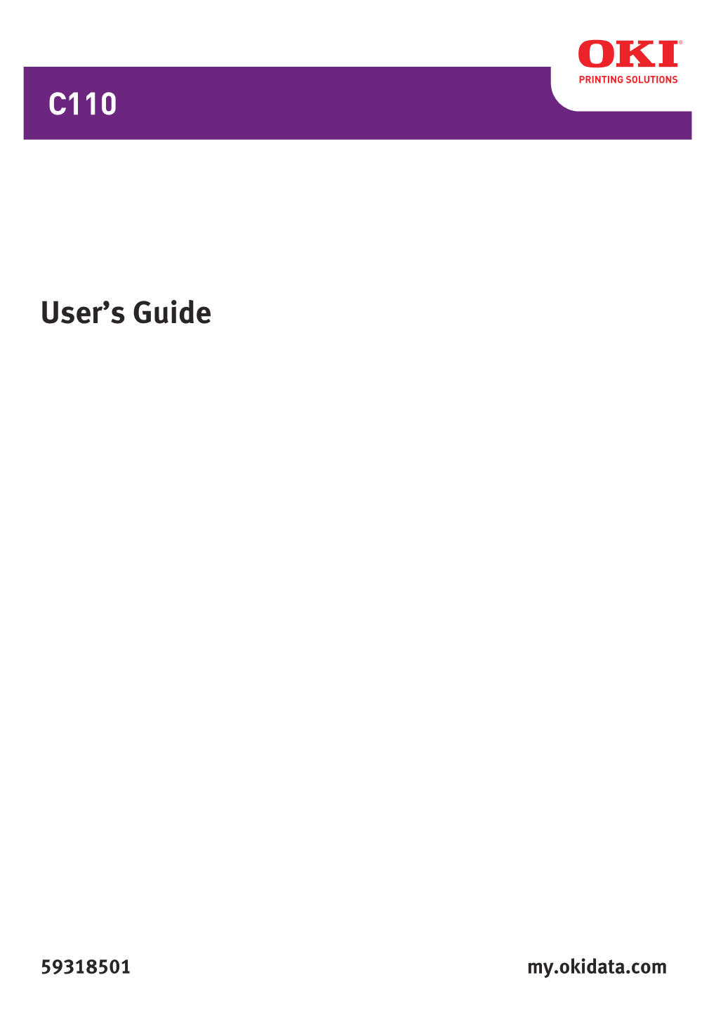 C110 User Guide Ae 59318501.Book