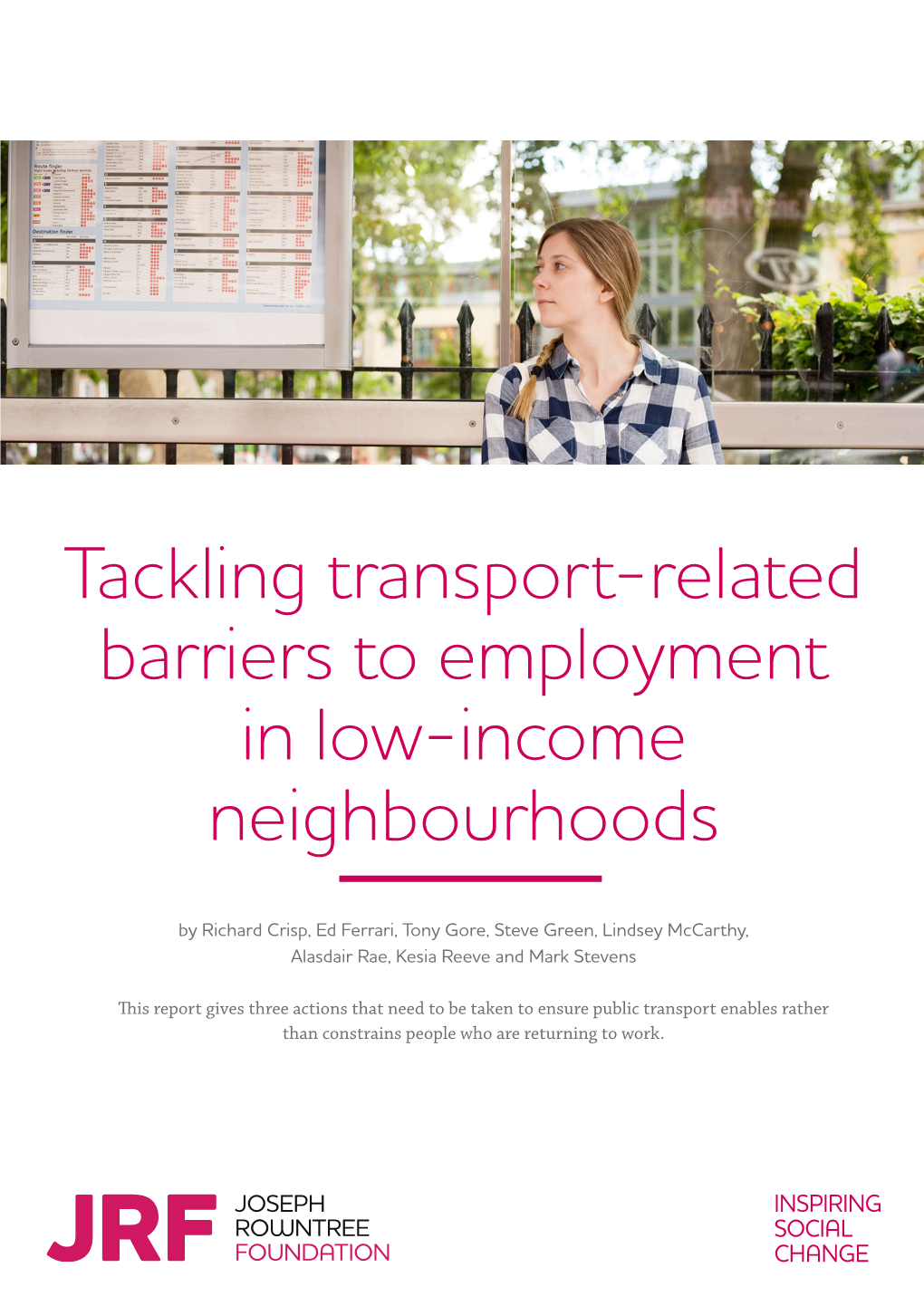 Tackling Transport-Related Barriers Low-Income Neighbourhoods