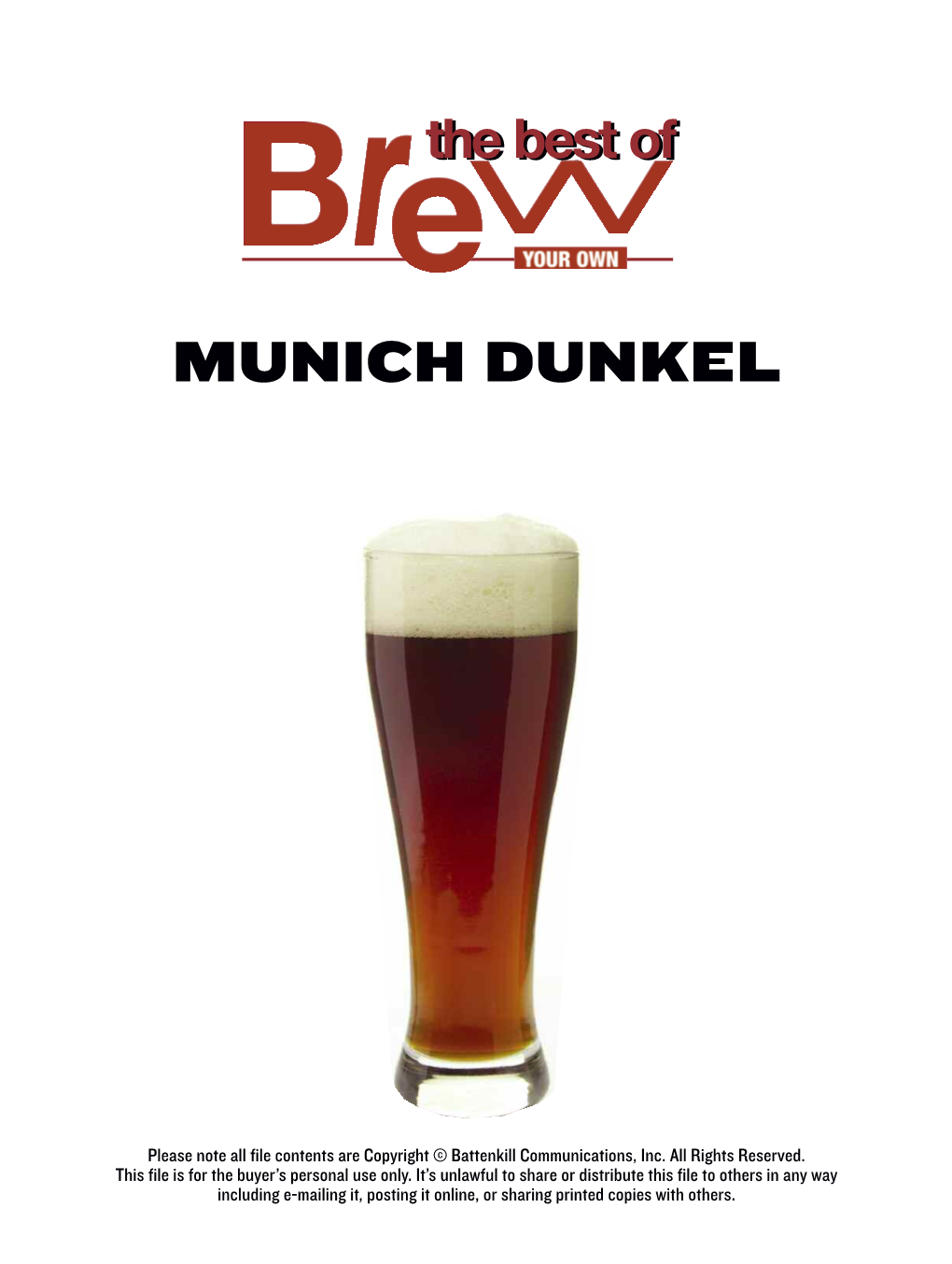 Munich Dunkel