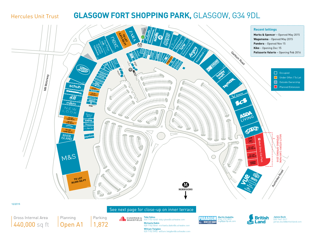 Glasgow Fort Shopping Park, Glasgow, G34 9Dl