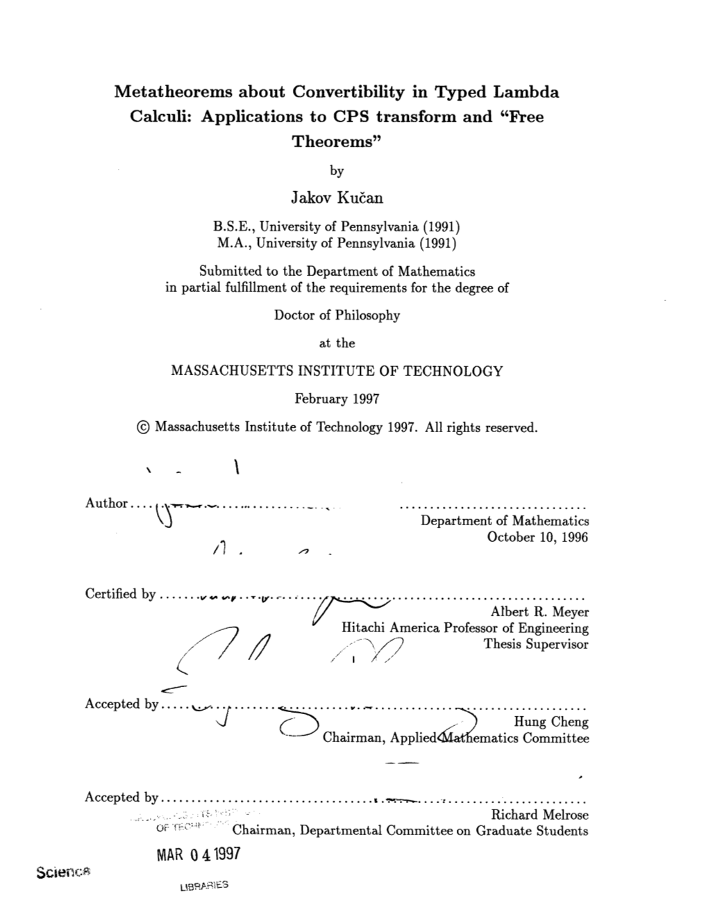 Metatheorems About Convertibility in Typed Lambda Calculi