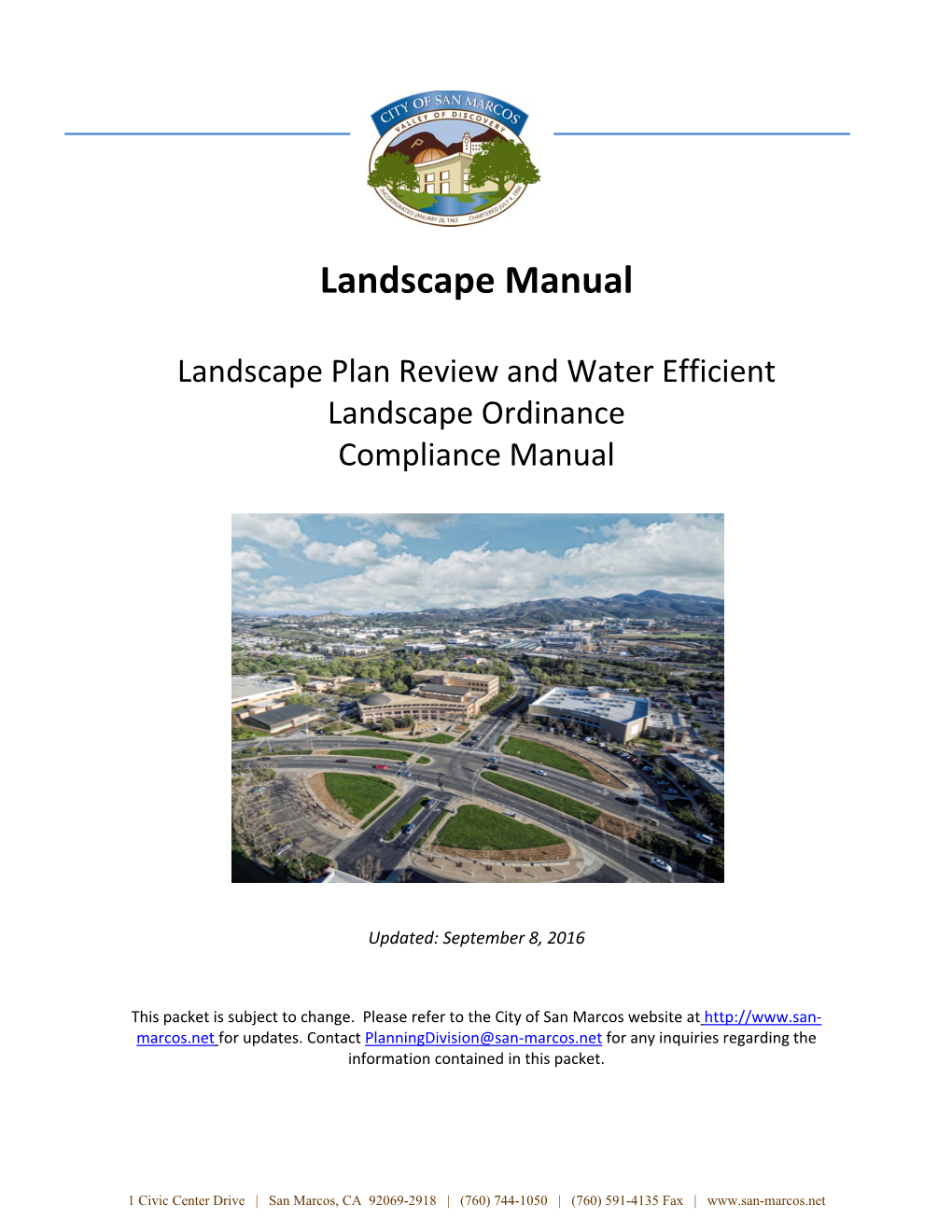 Landscape Manual