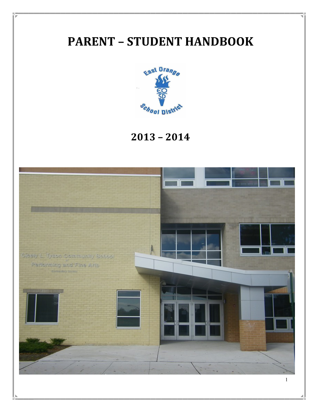 Parent – Student Handbook