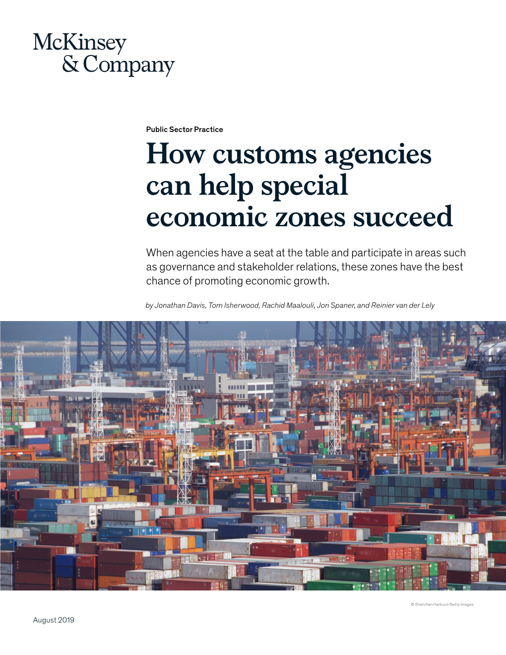How Customs Agencies Can Help Special Economic Zones Succeed