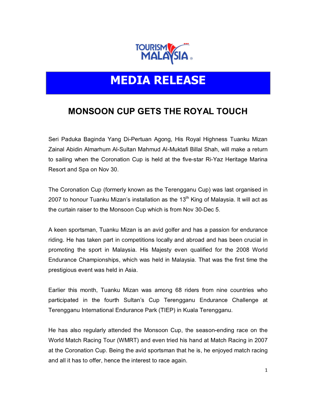 Media Release