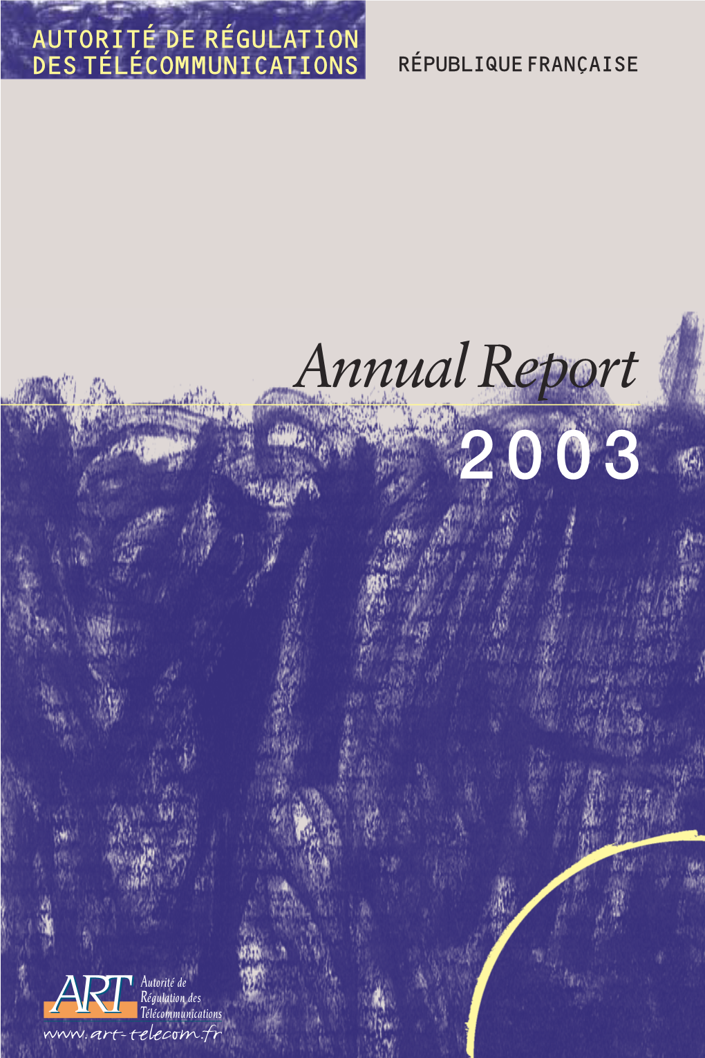 Annual Report 2003 1Ère PARTIE