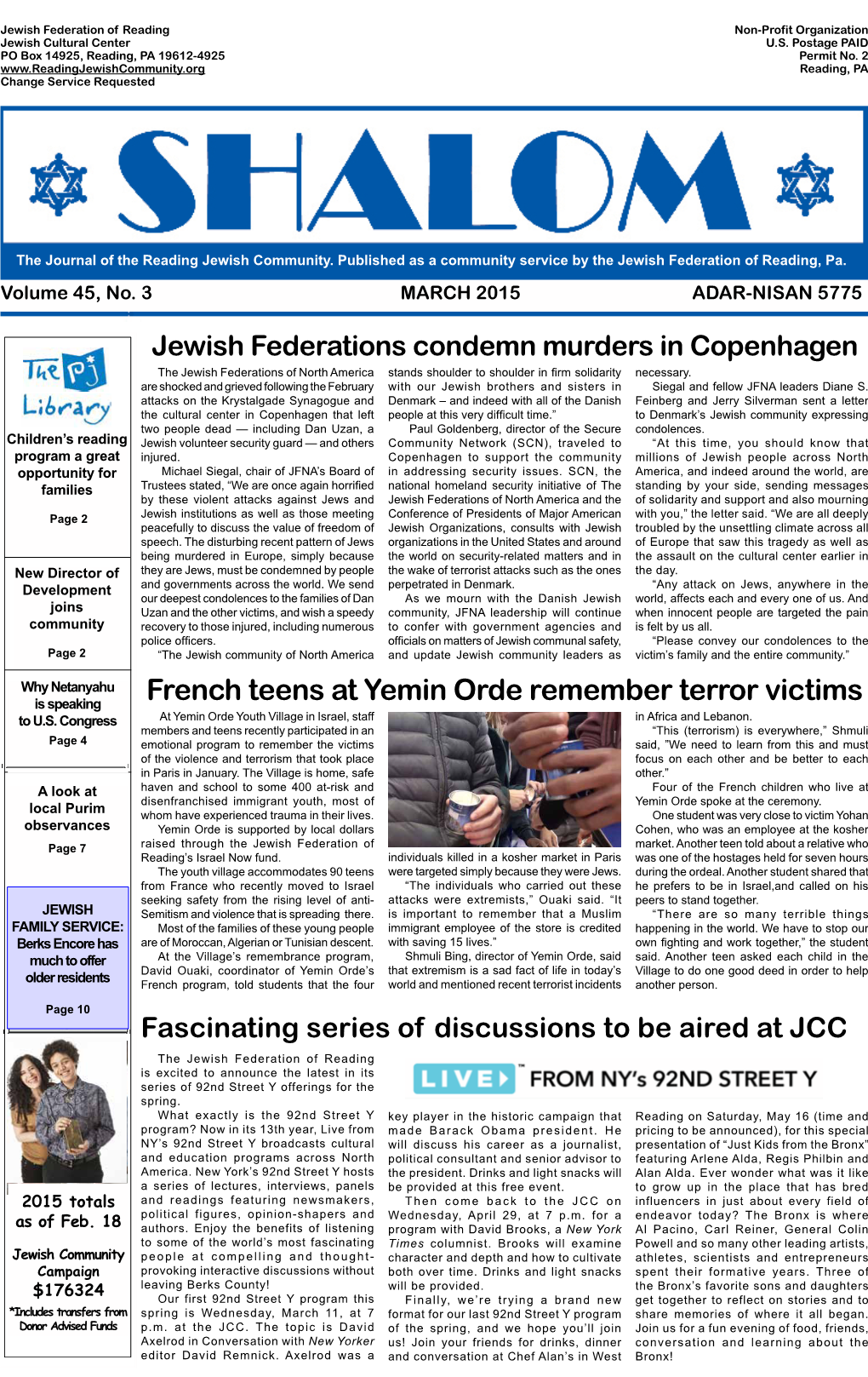 French Teens at Yemin Orde Remember Terror Victims