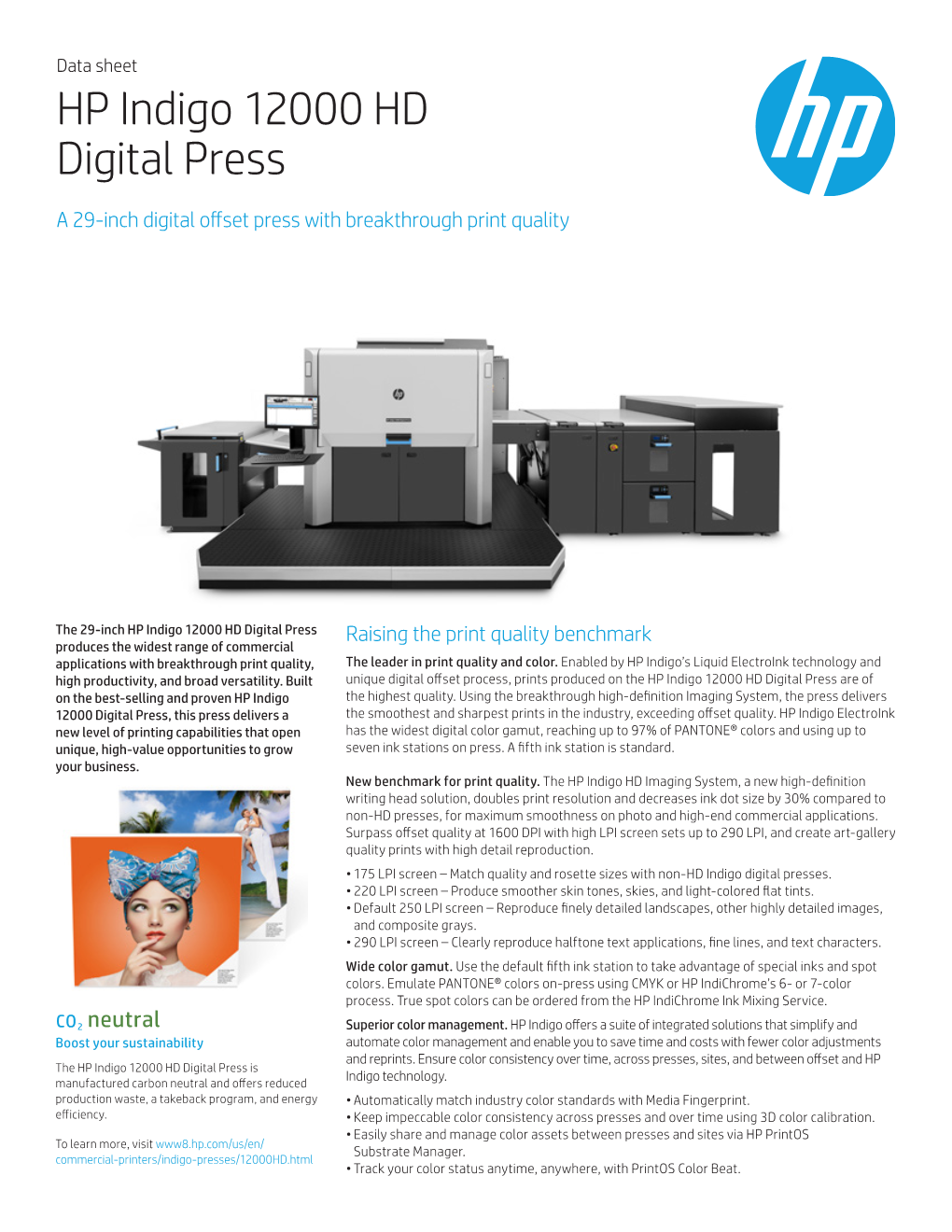 HP Indigo 12000 HD Digital Press