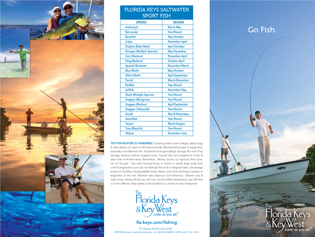 Florida Keys Fishing Brochure