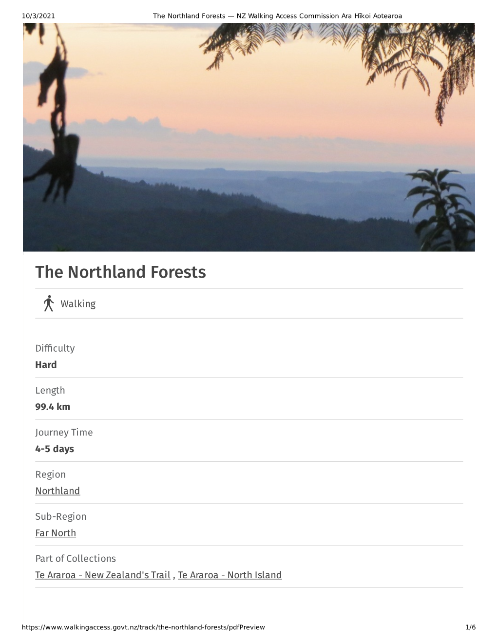 The Northland Forests — NZ Walking Access Commission Ara Hīkoi Aotearoa