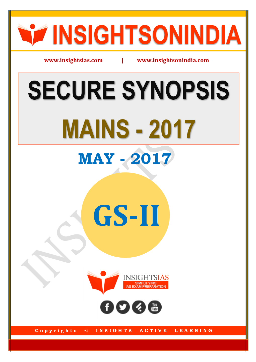 Secure Synopsis Mains - 2017 May - 2017