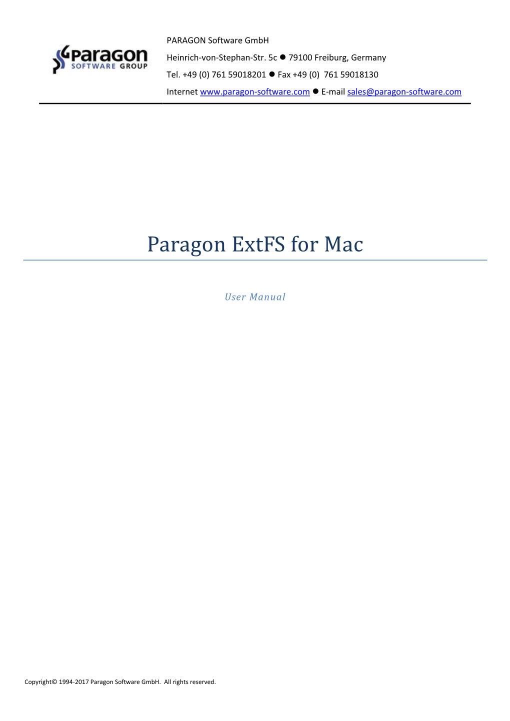 Paragon Extfs for Mac