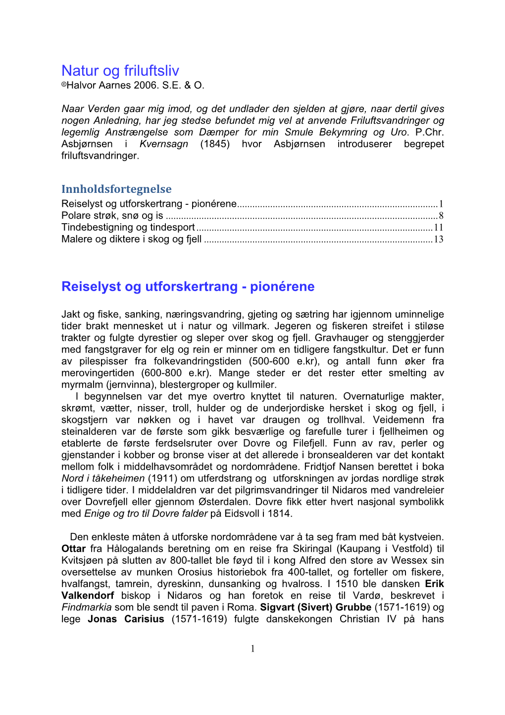 Natur Og Friluftsliv 8Halvor Aarnes 2006